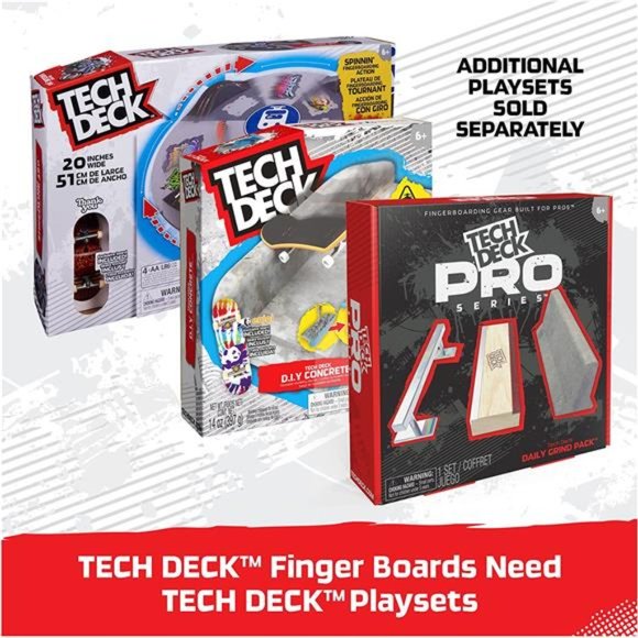 TECH DECK, Ultra DLX Fingerboard 4-Pack, Customizable Mini Skateboards - Picture 6 of 6